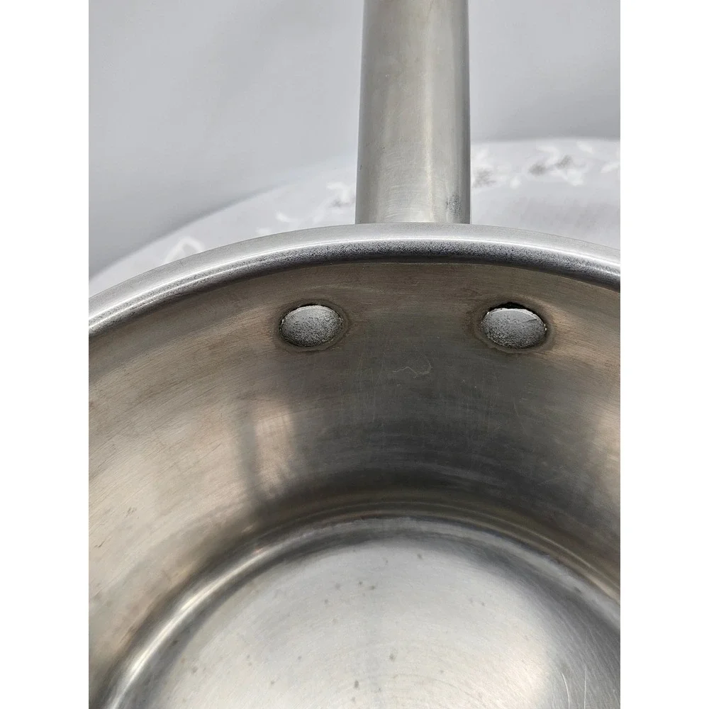 Wolfgang Puck 4qt Saucepan 18-10 Stainless Steel Floral Etched Pot with Lid 0207